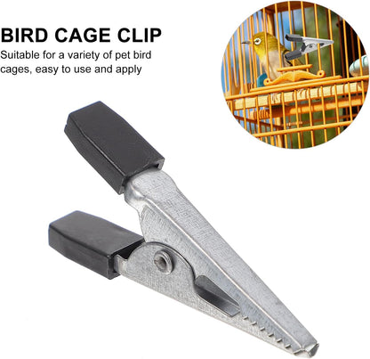 20Pcs Bird Cage Clips Safety Clip Door Lock Parrot Cage Safety Clip Pet Cages Accessories Parakeet Toys