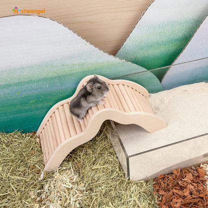 Hamster Climbing Bridge Ladder for Hamster Aryclic Sandbath Box or Other Small-Sized Pets